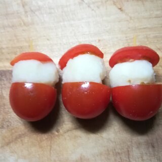 ミニトマトとポテト★サンタクロース！